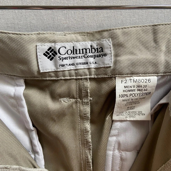 COLUMBIA GRT Hiking  Camping Track Golf Trousers Size 36” - Picture 4 of 8